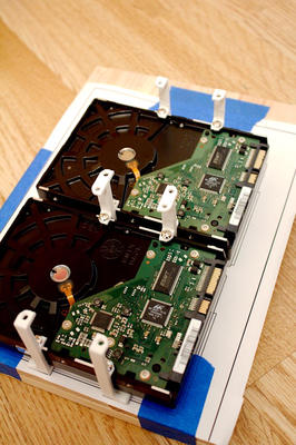 Testing the alignment with drives.